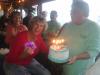 We all enjoyed the yummy cake presented by Hubby Rick to birthday girl Carol at Harborside.
